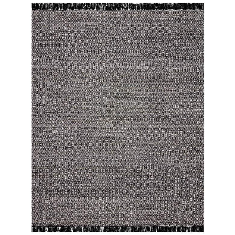 Image 1 Rey REY-02 5'x7'6" Ivory and Charcoal Rectangular Area Rug