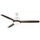 Reya 56" White Finish with Vintage Oak Blades Ceiling Fan by Wind Rive