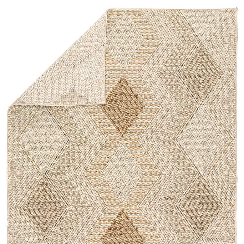 Image 4 Reyes PRA02 4'x6' Beige and Brown Indoor/Outdoor Area Rug more views