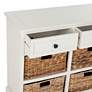 Thumbnail3 of Reynolds 30" Wide Distressed Cream 2-Drawer Wood Storage Unit more views