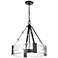 Rezi 20.25" Wide 3-Light Pendant in Matte Black
