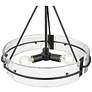 4_Rezi 20" Wide Matte Black 3-Light Pendant more views