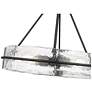 5_Rezi 20" Wide Matte Black 3-Light Pendant more views