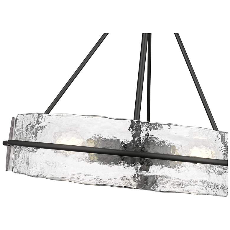 Image 5 Rezi 20" Wide 3-Light Pendant in Matte Black more views