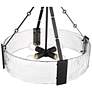 4_Rezi 24.25" Wide 4-Light Pendant in Matte Black more views