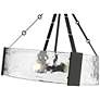 5_Rezi 24.25" Wide 4-Light Pendant in Matte Black more views