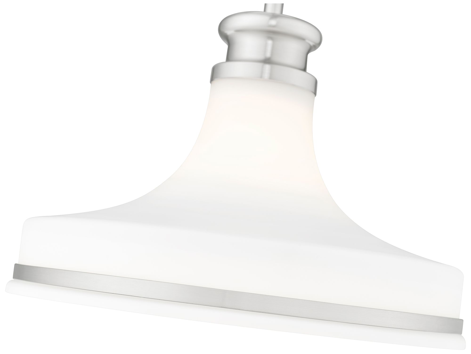 Image 6 Reznor by Z-Lite 12 inch Brushed Nickel 1 Light Pendant more views