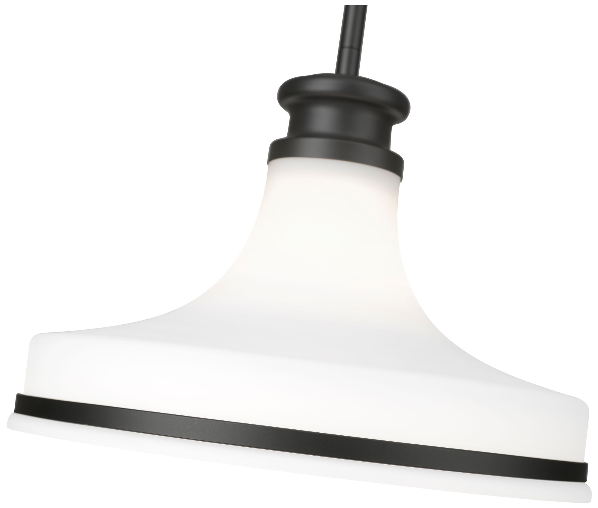 Image 6 Reznor by Z-Lite 12 inch Matte Black 1 Light Pendant more views