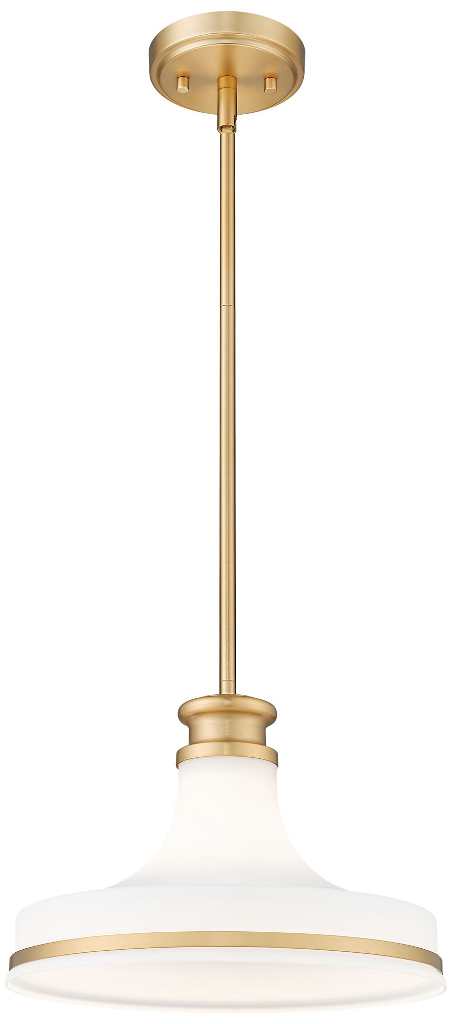 Image 5 Reznor by Z-Lite 12 inch Modern Gold 1 Light Pendant more views