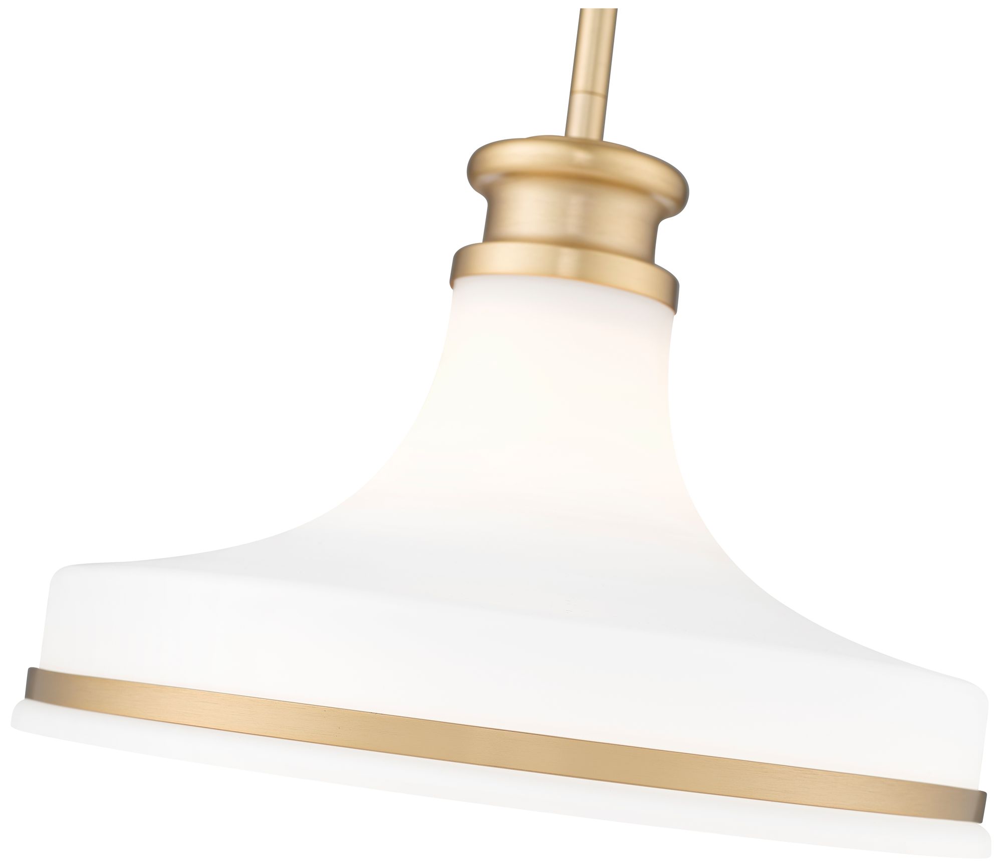 Image 6 Reznor by Z-Lite 12 inch Modern Gold 1 Light Pendant more views