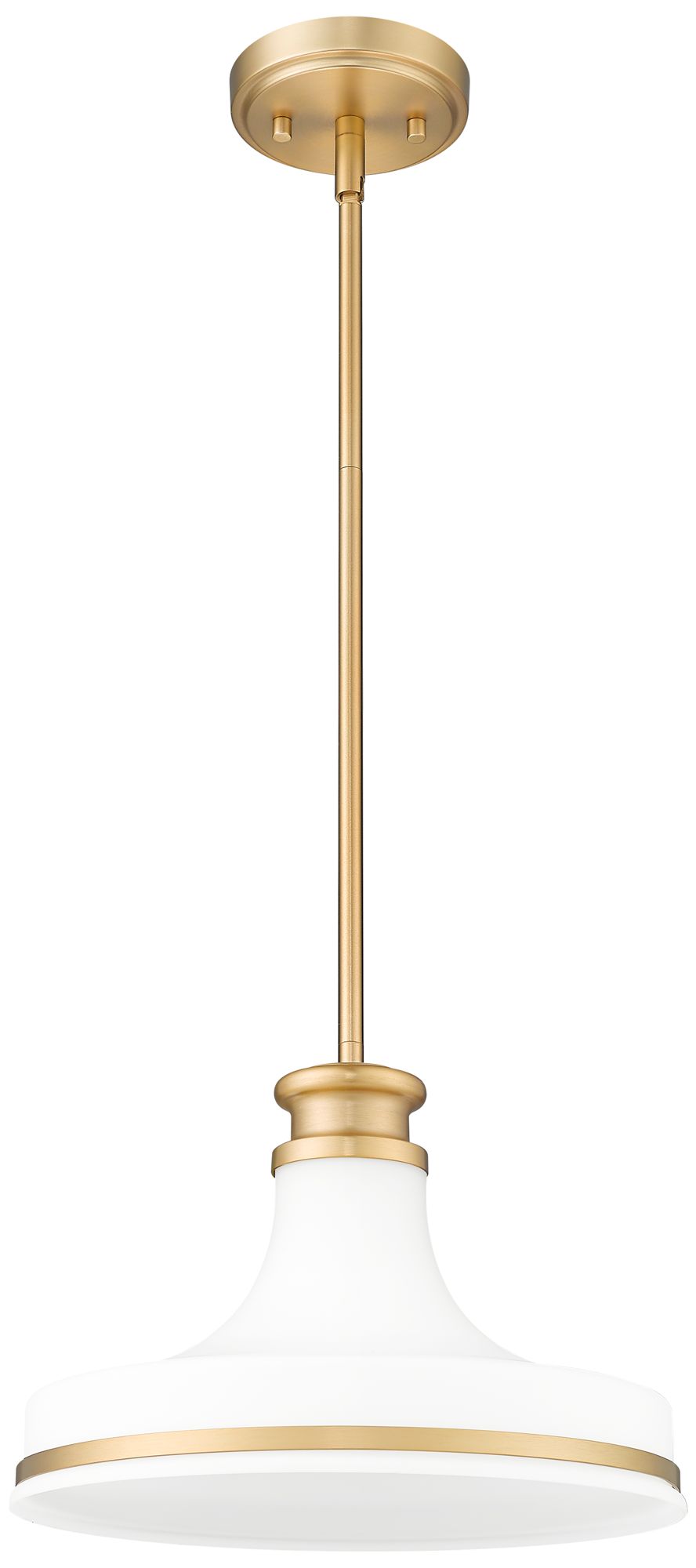 Image 7 Reznor by Z-Lite 12 inch Modern Gold 1 Light Pendant more views