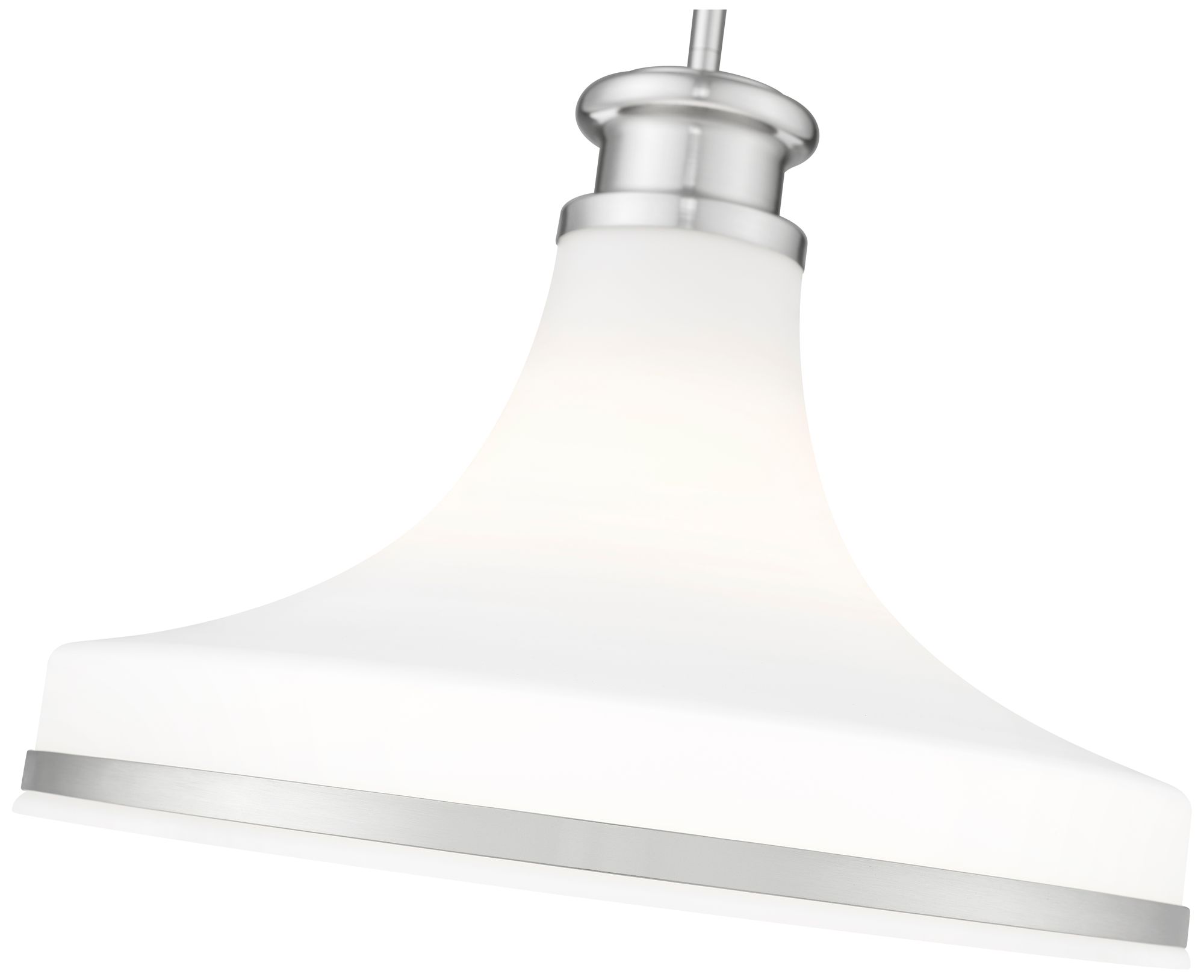 Image 6 Reznor by Z-Lite 18 inch Brushed Nickel 1 Light Pendant more views