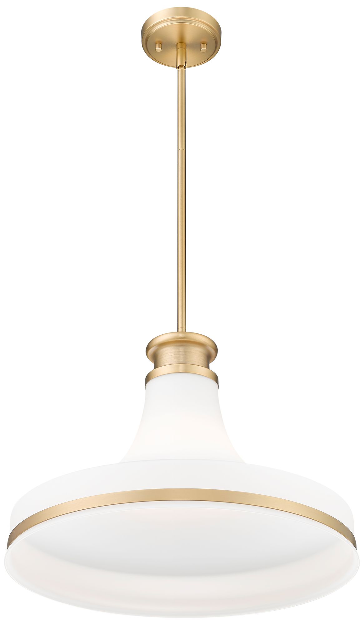 Image 4 Reznor by Z-Lite 18 inch Modern Gold 1 Light Pendant more views