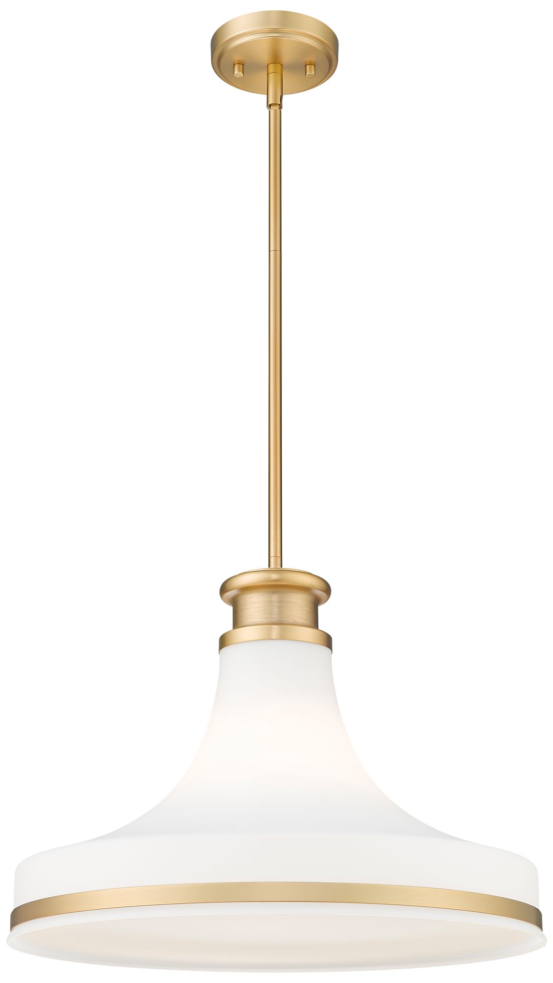 Image 5 Reznor by Z-Lite 18 inch Modern Gold 1 Light Pendant more views