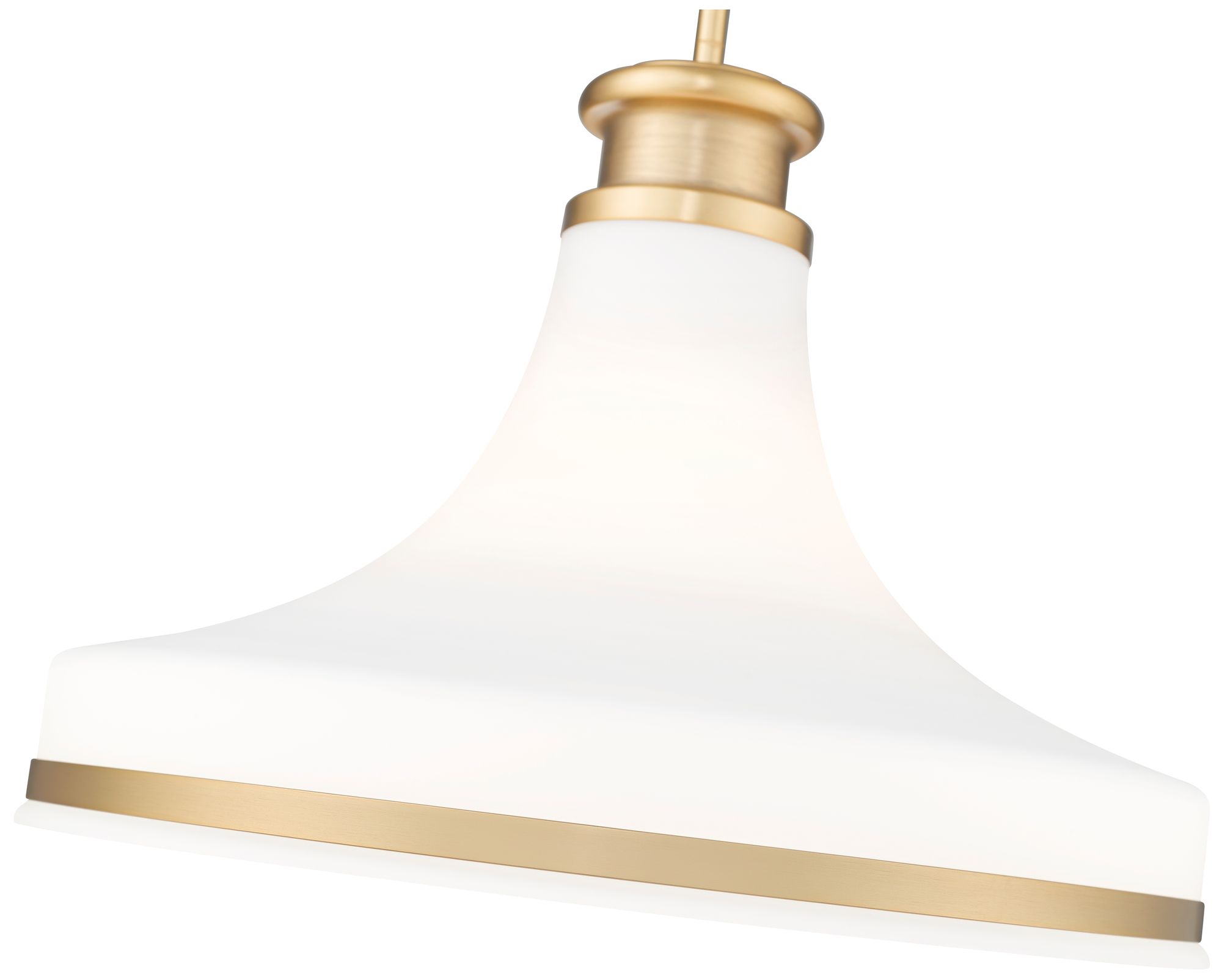 Image 6 Reznor by Z-Lite 18 inch Modern Gold 1 Light Pendant more views