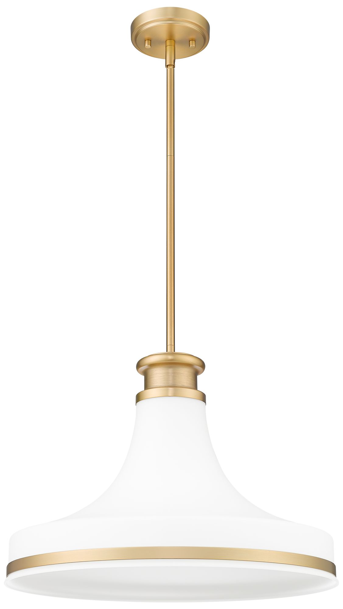 Image 7 Reznor by Z-Lite 18 inch Modern Gold 1 Light Pendant more views