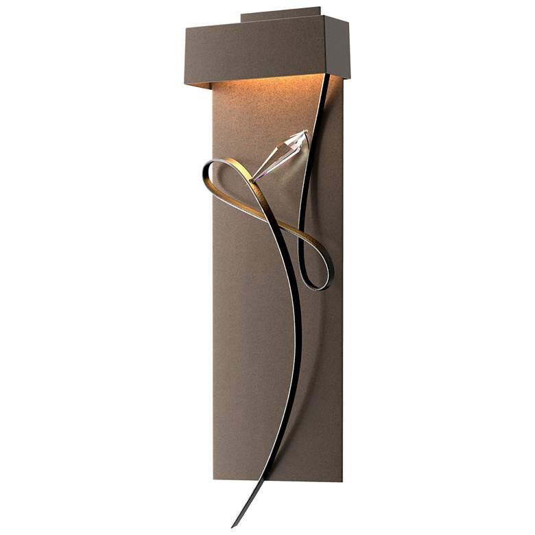 Image 1 Rhapsody 26.6 inch High Black Accented Bronze LED Sconce