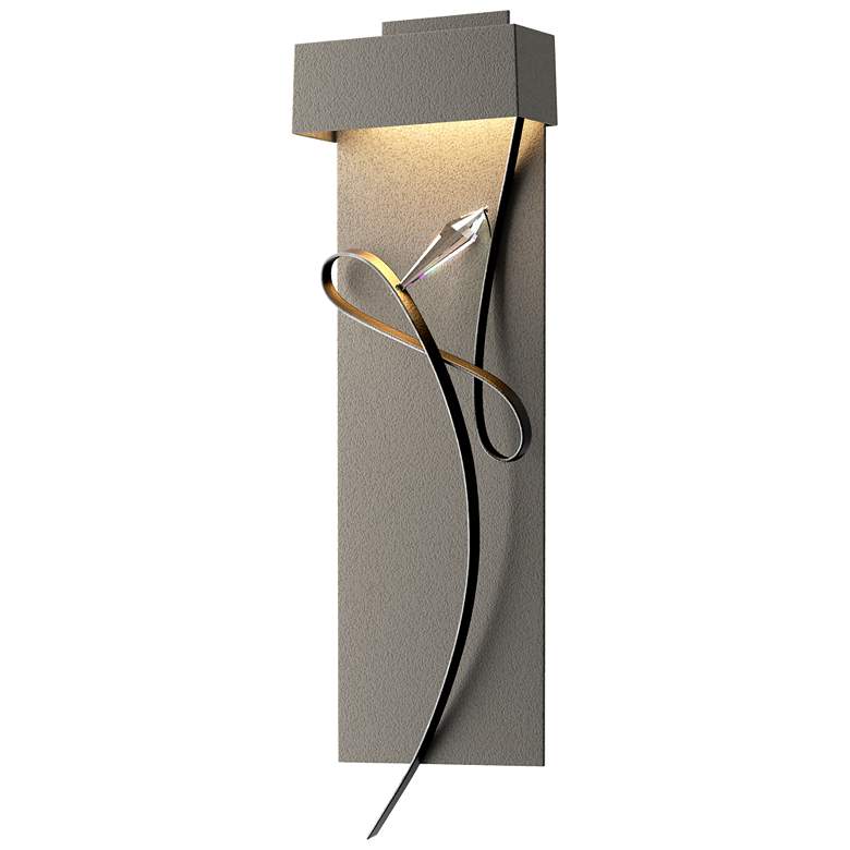 Image 1 Rhapsody 26.6" High Black Accented Natural Iron LED Sconce
