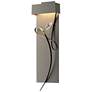 Rhapsody 26.6" High Black Accented Natural Iron LED Sconce