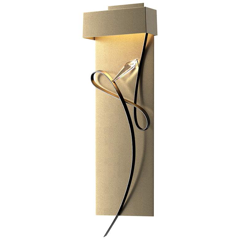 Image 1 Rhapsody 26.6" High Black Accented Soft Gold LED Sconce