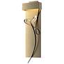 Rhapsody 26.6" High Black Accented Soft Gold LED Sconce