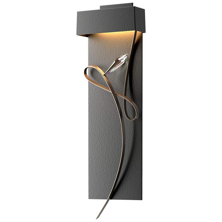 Image 1 Rhapsody 26.6" High Bronze Accented Black LED Sconce