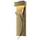 Rhapsody 26.6" High Bronze Accented Modern Brass LED Sconce