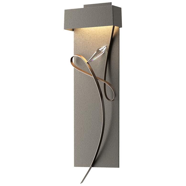 Image 1 Rhapsody 26.6" High Bronze Accented Natural Iron LED Sconce