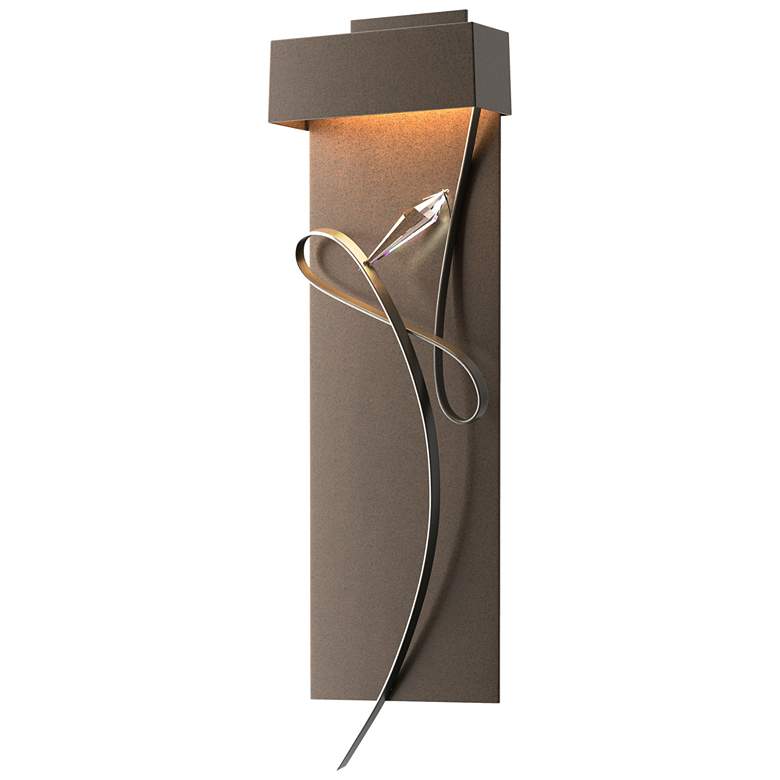 Image 1 Rhapsody 26.6" High Dark Smoke Accented Bronze LED Sconce