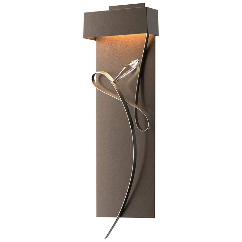 Image 1 Rhapsody 26.6 inch High Dark Smoke Accented Bronze LED Sconce