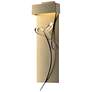 Rhapsody 26.6" High Dark Smoke Accented Soft Gold LED Sconce