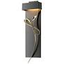 Rhapsody 26.6" High Modern Brass Accented Black LED Sconce
