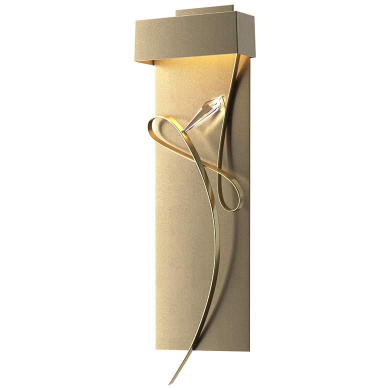 Image 1 Rhapsody 26.6 inch High Modern Brass Accented Soft Gold LED Sconce