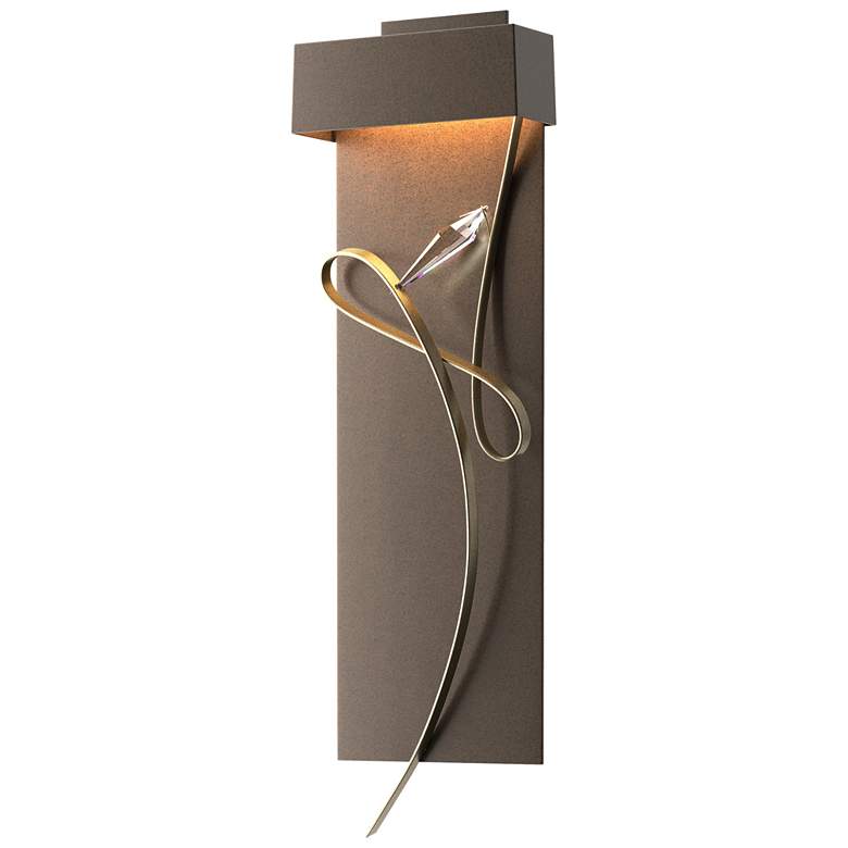 Image 1 Rhapsody 26.6" High Soft Gold Accented Bronze LED Sconce