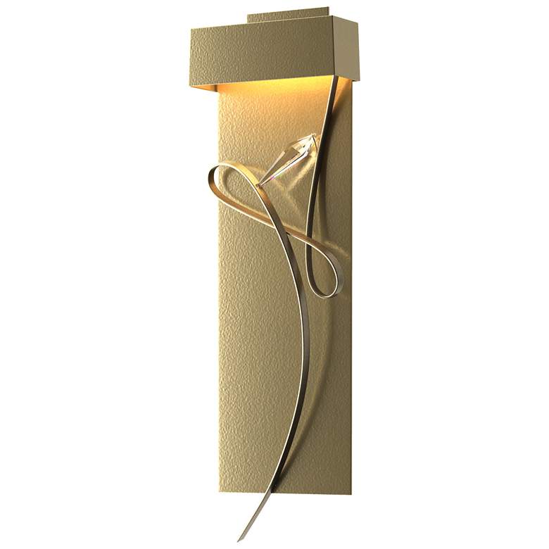 Image 1 Rhapsody 26.6" High Soft Gold Accented Modern Brass LED Sconce