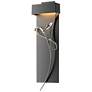 Rhapsody 26.6" High Sterling Accented Black LED Sconce