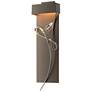 Rhapsody 26.6" High Sterling Accented Bronze LED Sconce