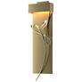 Rhapsody 26.6" High Sterling Accented Modern Brass LED Sconce
