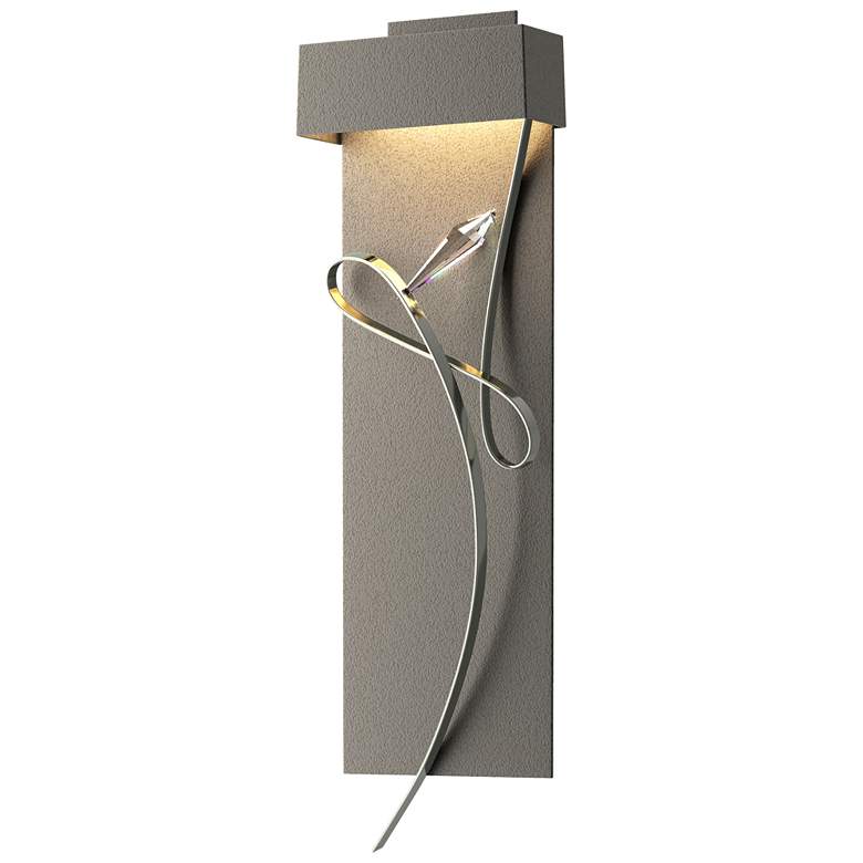 Image 1 Rhapsody 26.6" High Sterling Accented Natural Iron LED Sconce