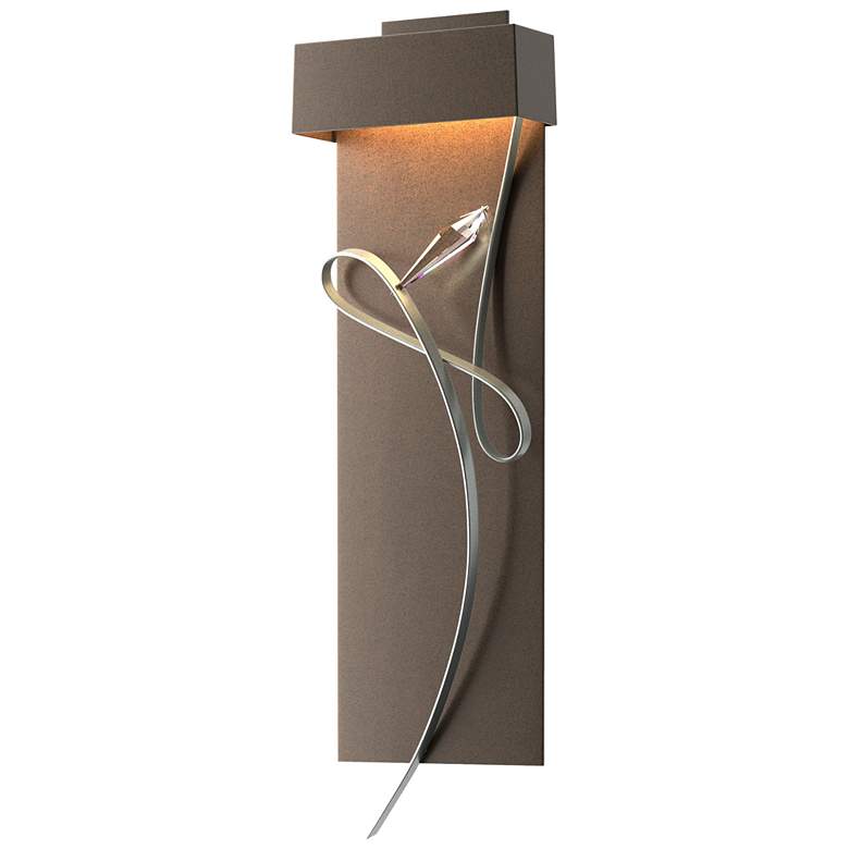 Image 1 Rhapsody 26.6" High Vintage Platinum Accented Bronze LED Sconce