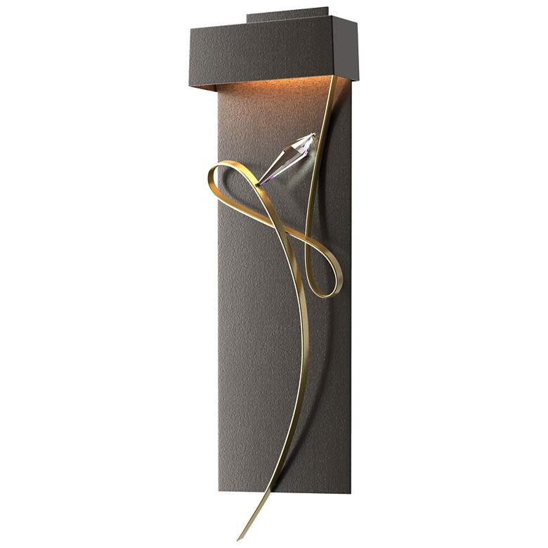 Image 1 Rhapsody 26.6 inchH Modern Brass Accented Oil Rubbed Bronze LED Sconce