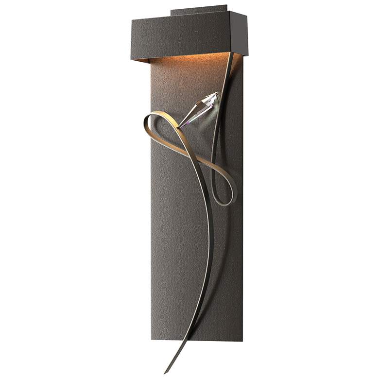 Image 1 Rhapsody 26.6 inchH Natural Iron Accented Oil Rubbed Bronze LED Sconce