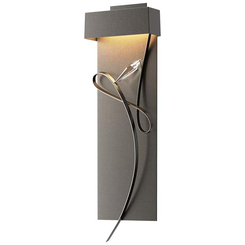 Image 1 Rhapsody 26.6"H Oil Rubbed Bronze Accented Dark Smoke LED Sconce