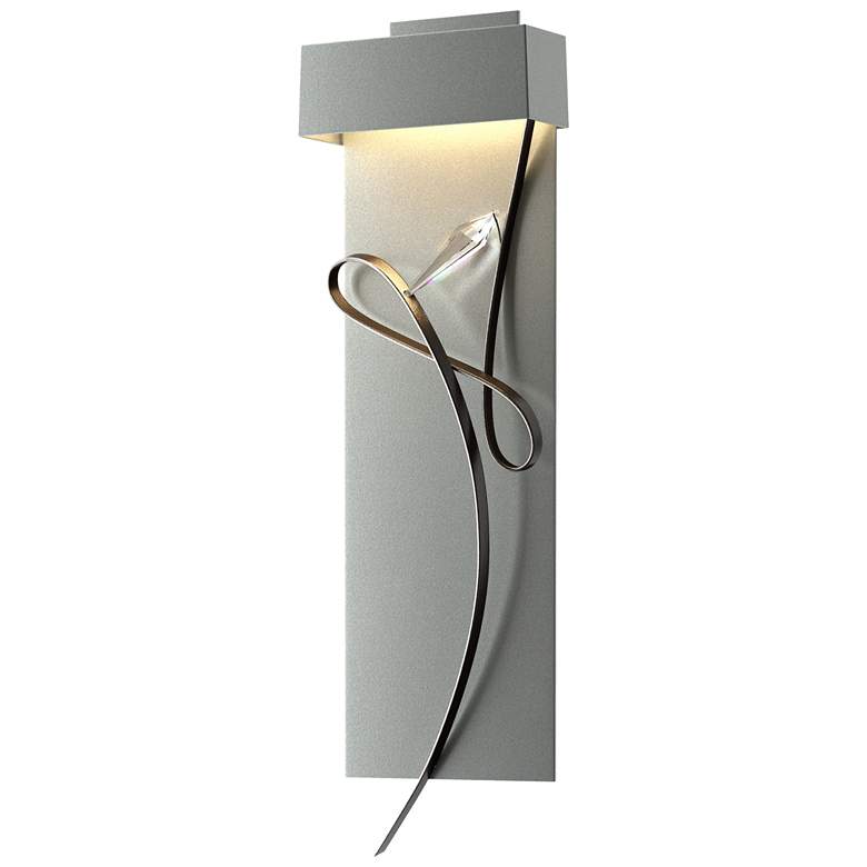 Image 1 Rhapsody 26.6"H Oil Rubbed Bronze Accented Vintage Platinum LED Sconce