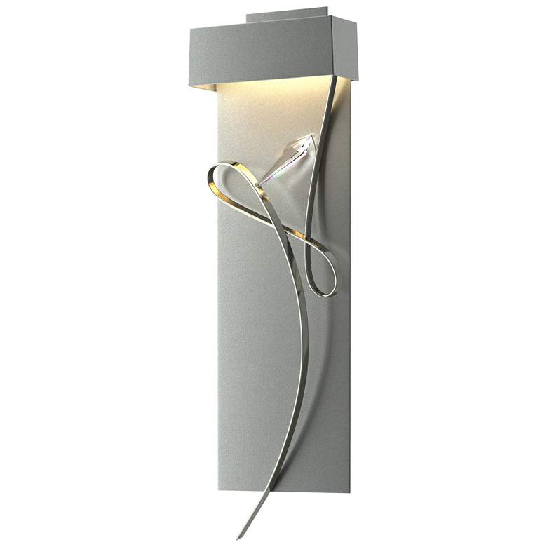 Image 1 Rhapsody 26.6"H Sterling Accented Vintage Platinum LED Sconce