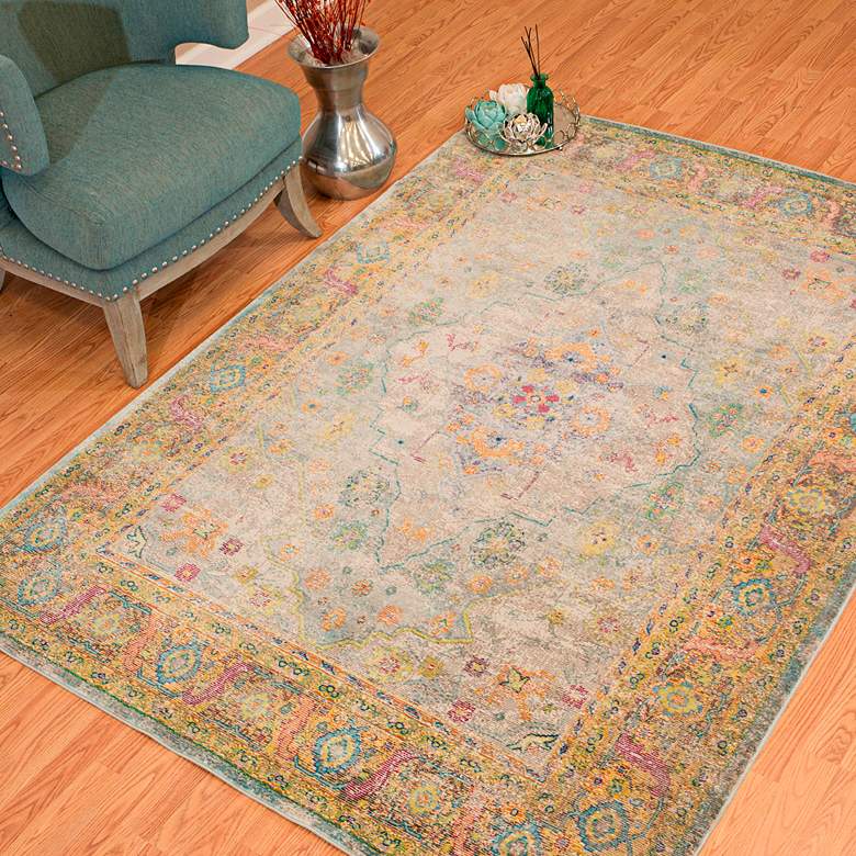 Image 1 Rhapsody Bromley 5'3"x7'2" Natural Area Rug