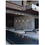 6_Rhea 18" High Black Outdoor LED Wall Sconce more views