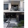7_Rhea 18" High Black Outdoor LED Wall Sconce more views