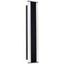 1_Rhea 24" High Black Outdoor LED Wall Sconce
