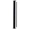 Rhea 36" High Powder-Coated Black LED Outdoor Wall Light